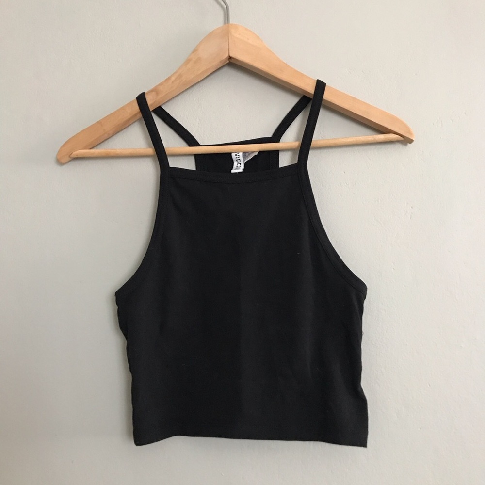 Halter Neck Crop Tank Top